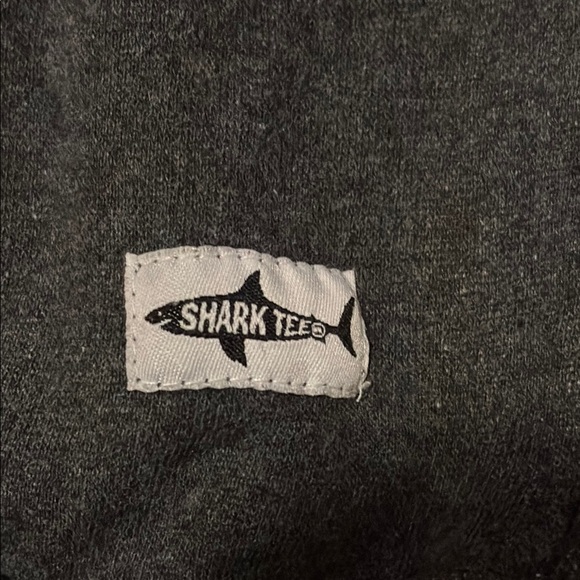 Shark Tee Girls Dark Grey Hollywood Beach Florida Sweatshirt Size S - Picture 4 of 5